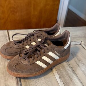 Adidas Woman’s Brown and White Spezial Sneakers